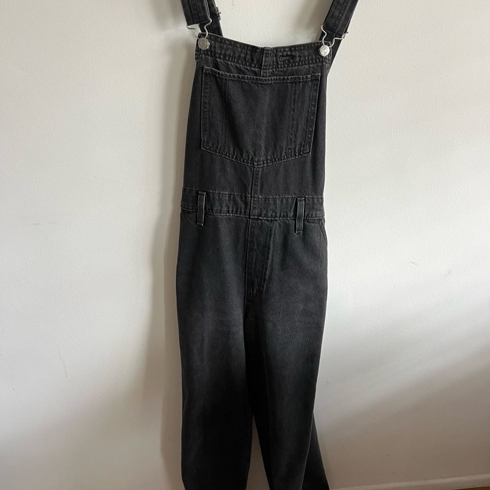 Levi's Black Denim Overalls